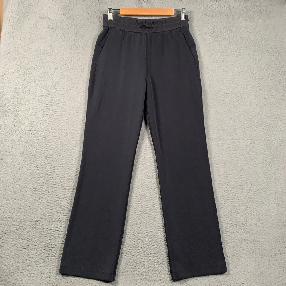 Lululemon Softstreme High-Rise Pant Regular Women's 6 Faded Black Straight Leg